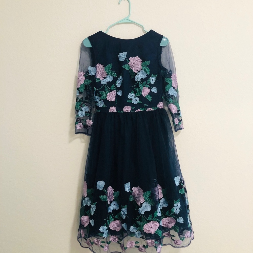 Chi chi London floral navy dress